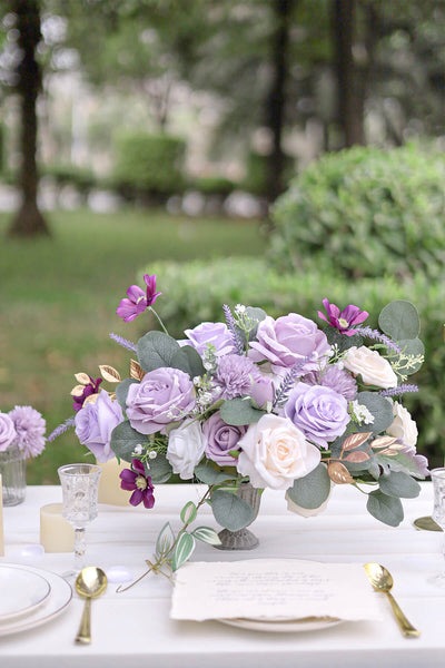 Fragrant Lavender Deluxe Artificial Flowers Box