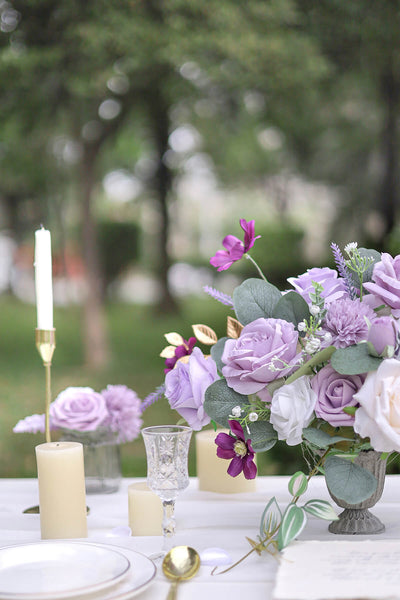 Fragrant Lavender Deluxe Artificial Flowers Box