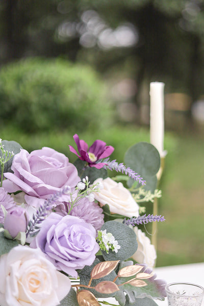 Fragrant Lavender Deluxe Artificial Flowers Box