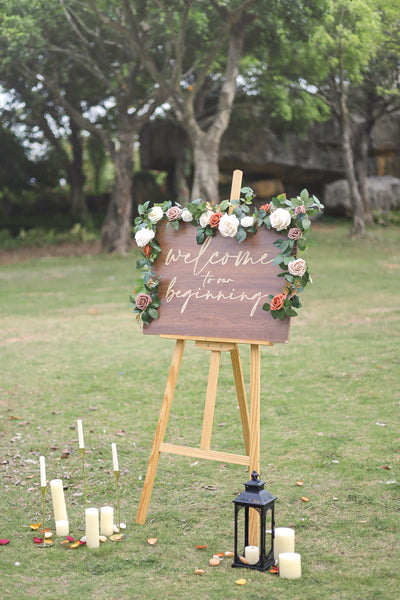 5FT Flower Garland in Chic Terracotta