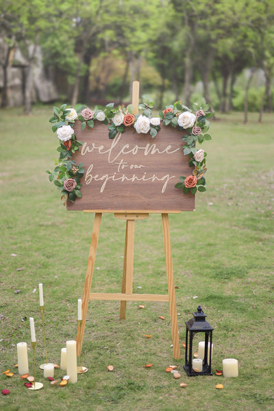5FT Flower Garland in Chic Terracotta