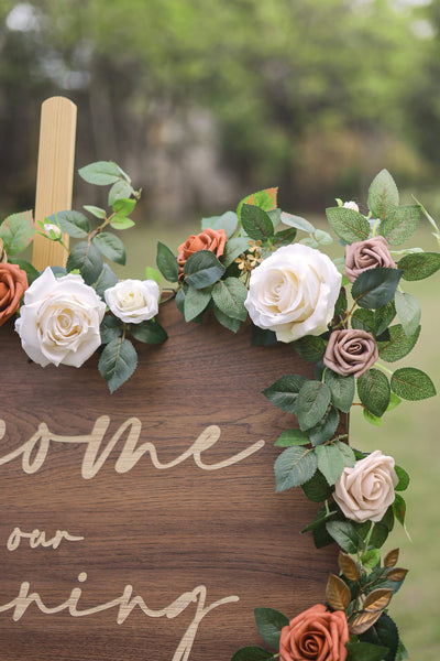 5FT Flower Garland in Chic Terracotta