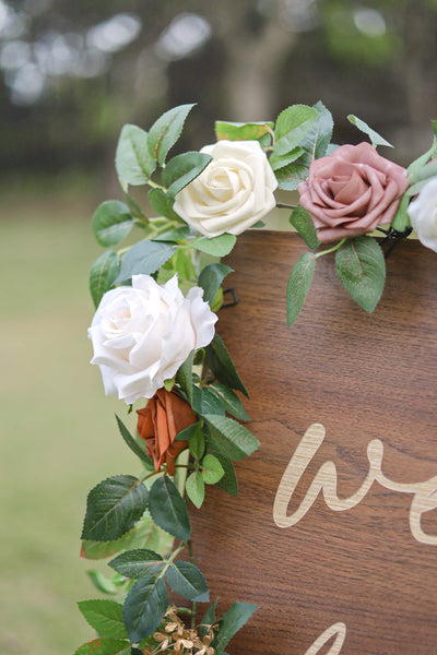 5FT Flower Garland in Chic Terracotta