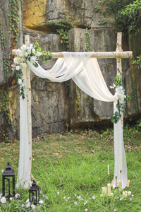 arch drapery for wedding ceremony decoration
