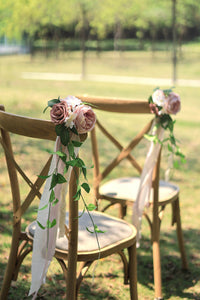aisle flowers chair flowers for wedding decoration