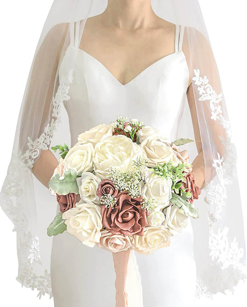 10 Inch Round Bridal Bouquet
